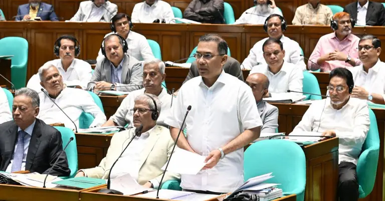 সংসদে প্রধানমন্ত্রী তারেক রহমান